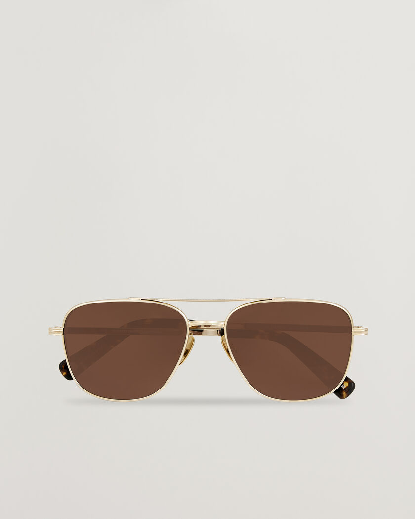 Garrett Leight El Capitan Sunglasses Gold – Guld