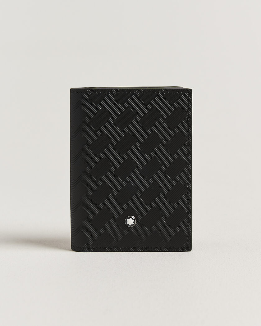 Montblanc Extreme Leather 4cc Card Wallet Black – Sort