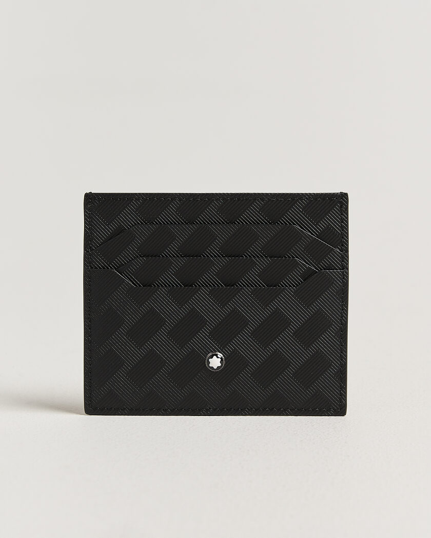 Montblanc Extreme Leather 6cc Card Holder Black – Sort