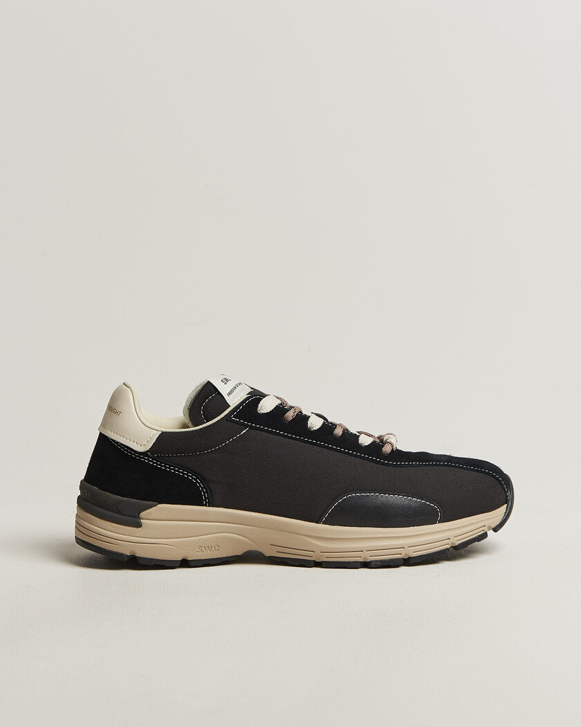 Stepney Workers Club Legion Suede Twill Sneaker Black – Sort