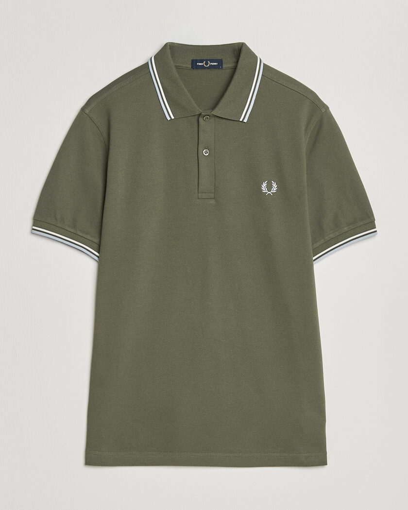 Fred Perry Twin Tipped Polo Shirt Laurel Wreath Green – Grøn