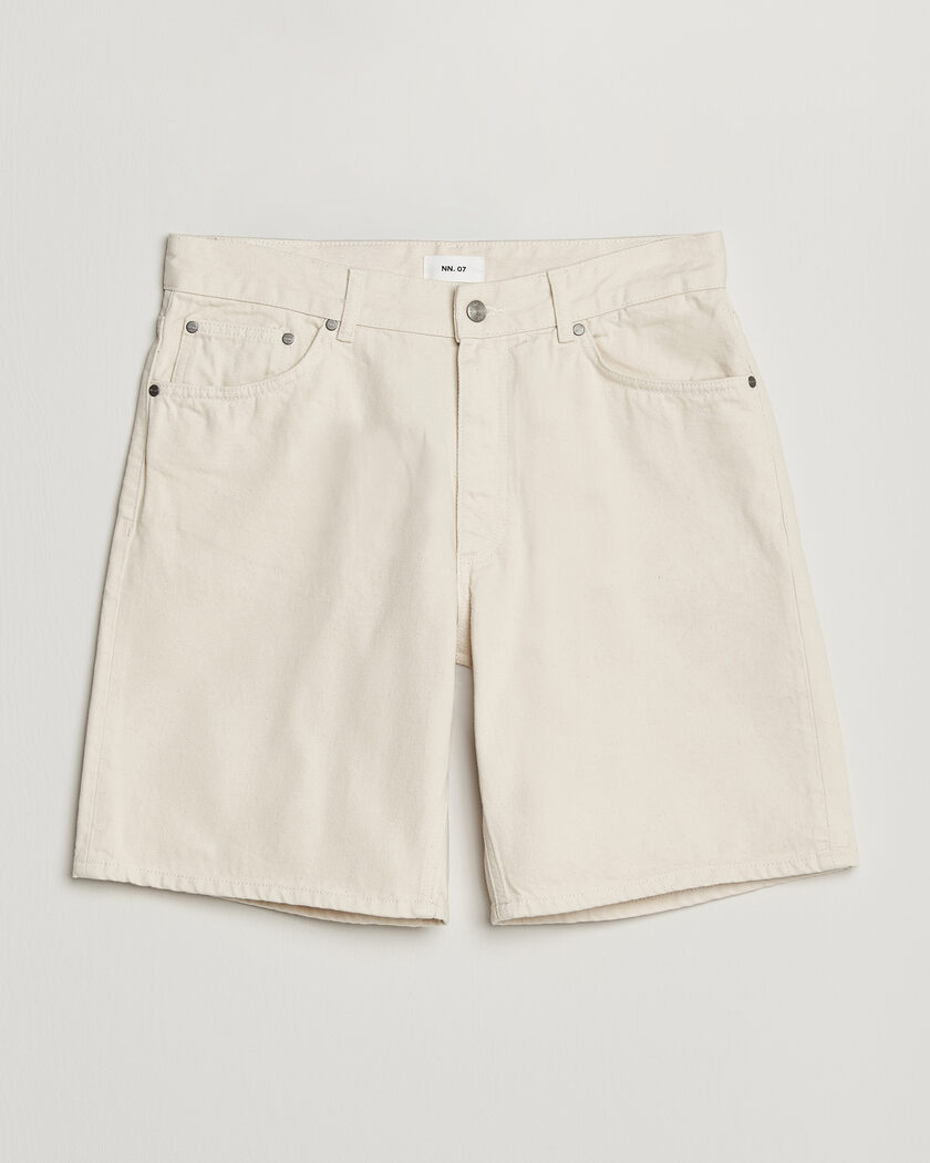 NN07 Otis Denim Shorts Ecru – Hvid
