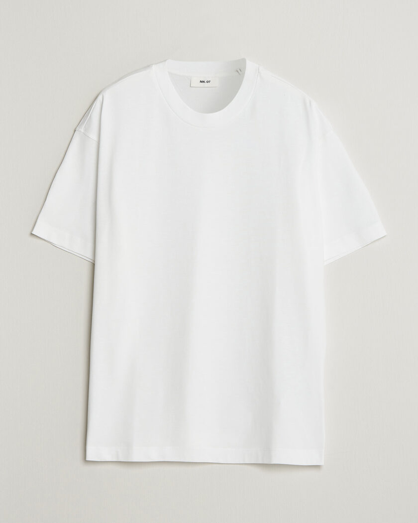 NN07 Lionel Suvin Cotton Crew Neck T-Shirt White – Hvid