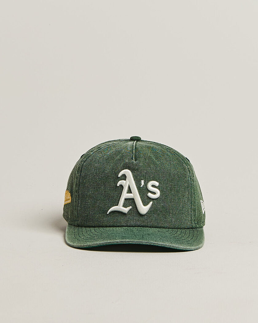 New Era 9Twenty Washed Cotton Cap Oakland Athletics  – Grøn