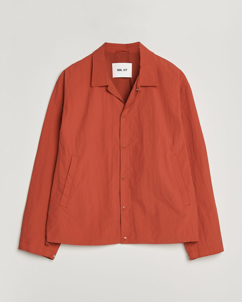 NN07 Frenton Coach Jacket Sienna Heat – Rød