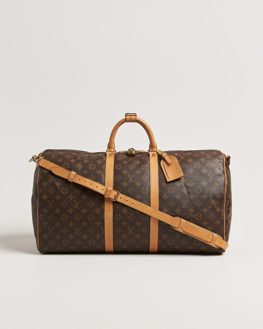 Louis Vuitton Pre-Owned Keepall 55 Bandouliére Monogram – Brun
