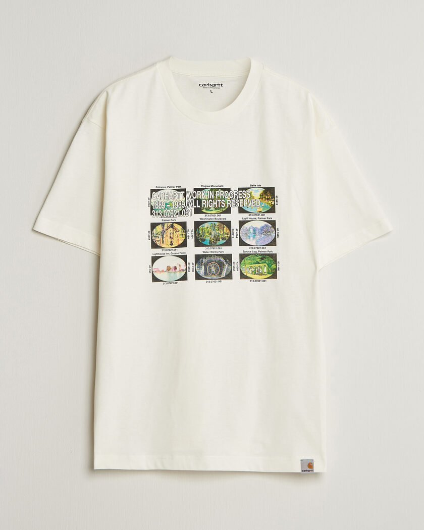 Carhartt WIP Coordinates Printed T-Shirt Wax – Hvid