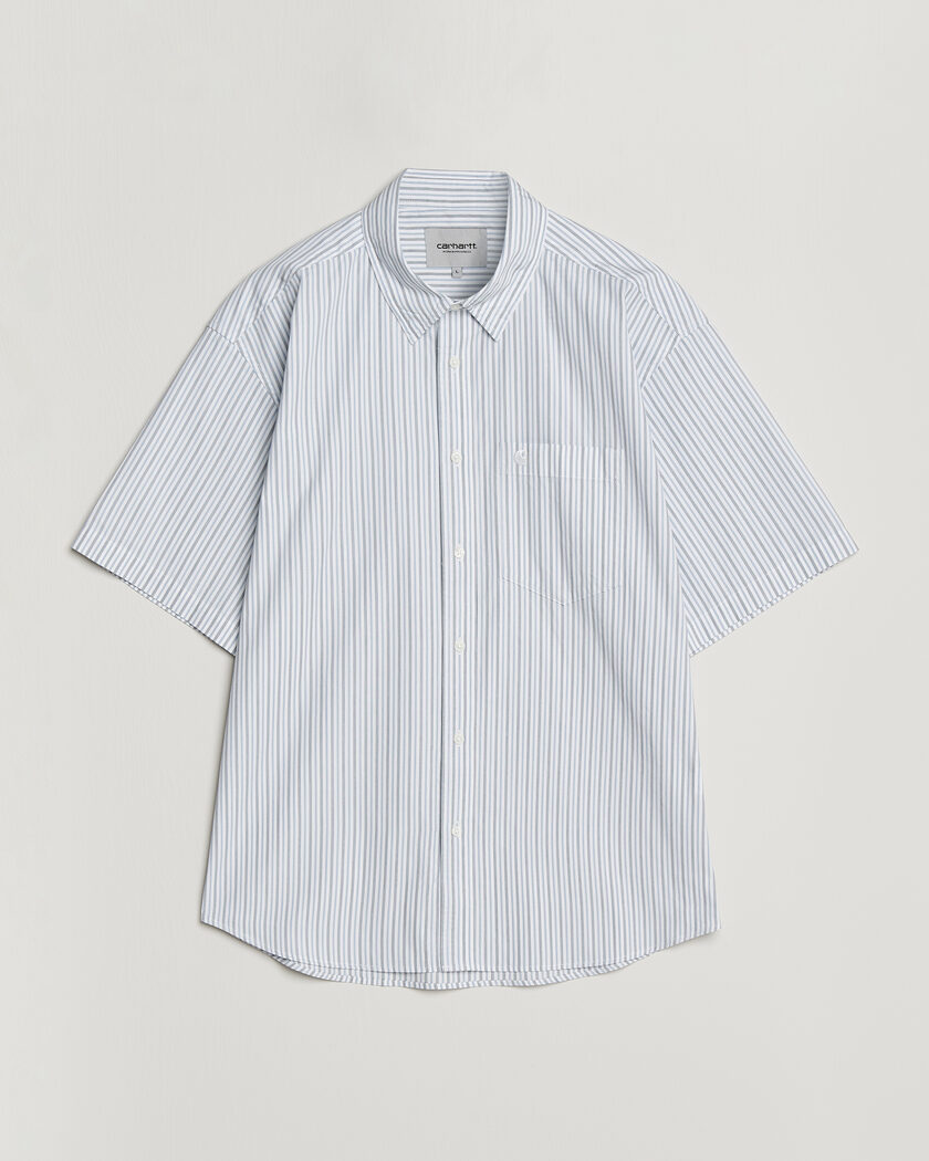 Carhartt WIP Short Sleeve Keene Cotton/Poplin Shirt White – Flerfarvet