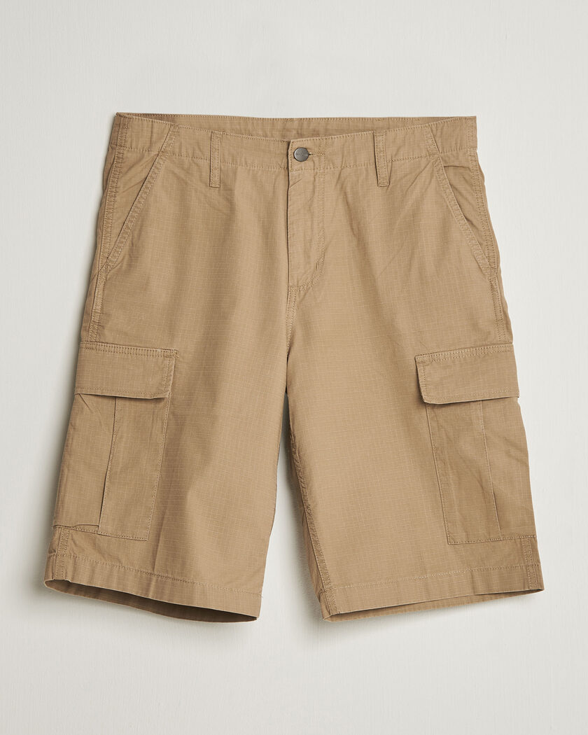 Carhartt WIP Regular Cargo Ripstop Shorts Leather – Brun