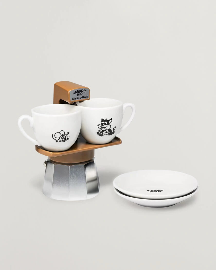 Carhartt WIP Gemini Express Coffee Break Espresso Maker Brown