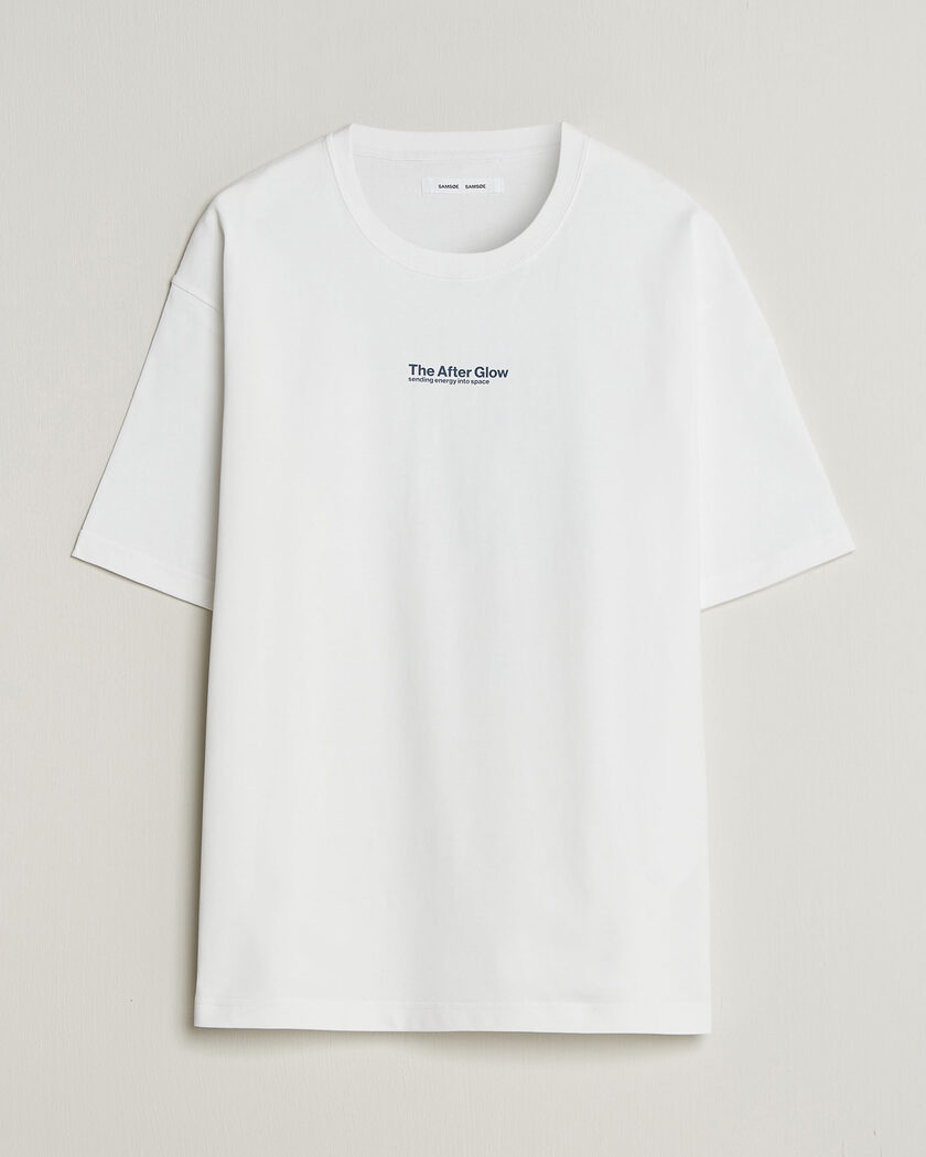Samsøe Samsøe Uni Printed T-shirt White – Hvid