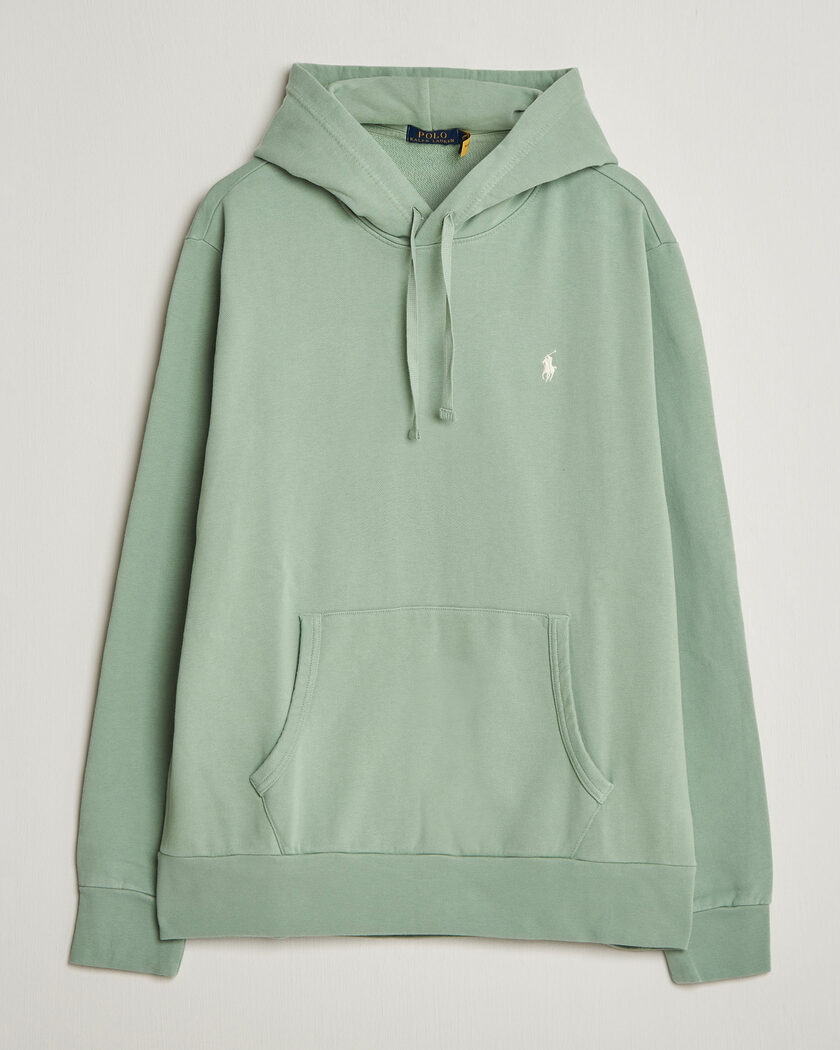 Polo Ralph Lauren Loopback Terry Hood Light Green – Grøn