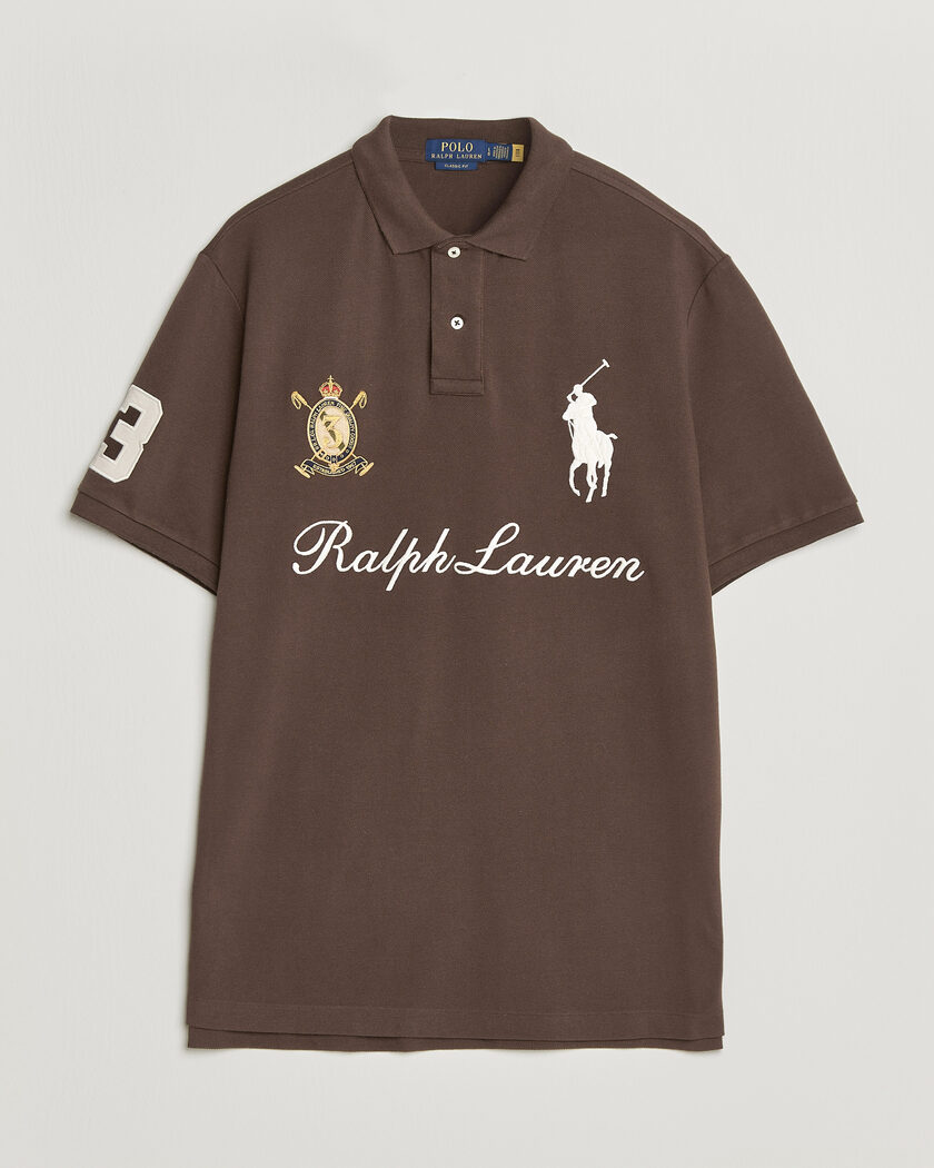 Polo Ralph Lauren Classic Fit Team Polo Nutmeg Brown – Brun