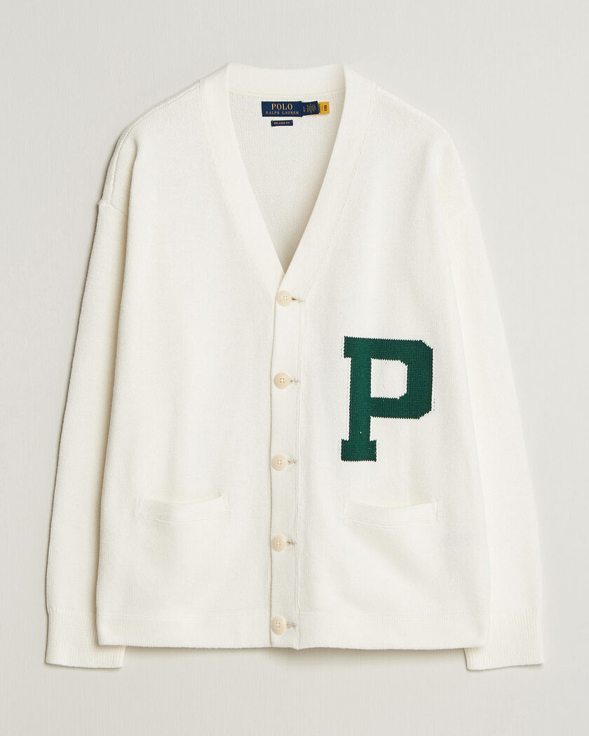 Polo Ralph Lauren P Cardigan Cream Combo – Hvid