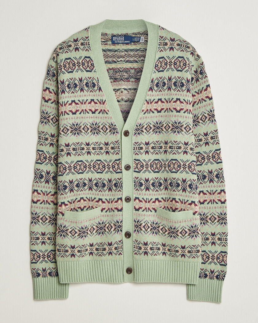 RRL Eagle Patch Shawl Cardigan Navy - CareOfCarl.dk