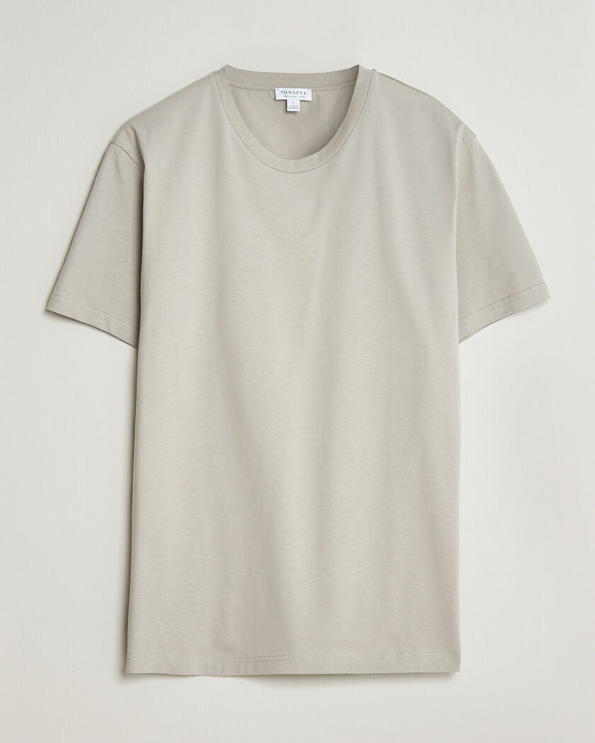 Sunspel Riviera Midweight T-Shirt Ash – Grå