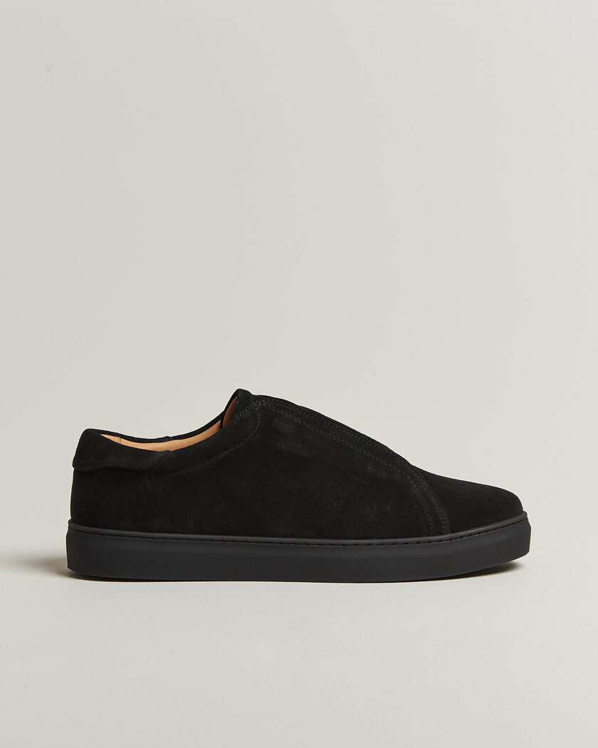 Myrqvist Alnö Monochrome II Sneakers Black Suede – Sort