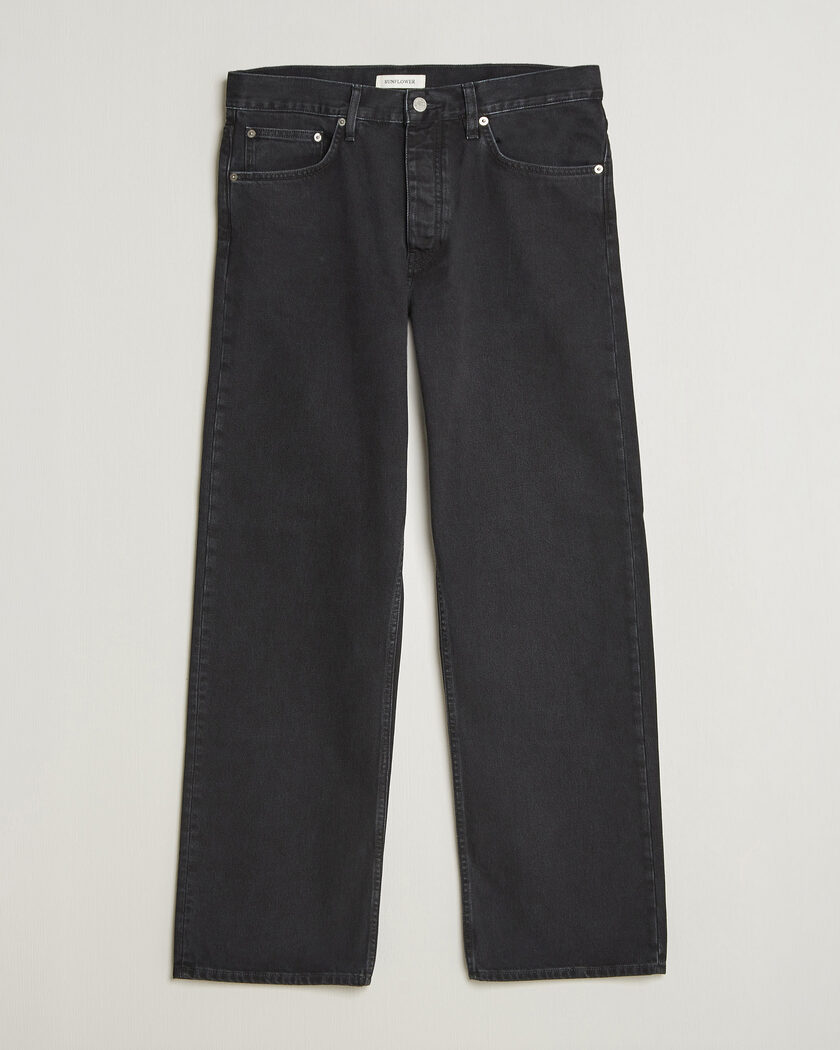 Sunflower Loose Jeans Washed Black – Sort