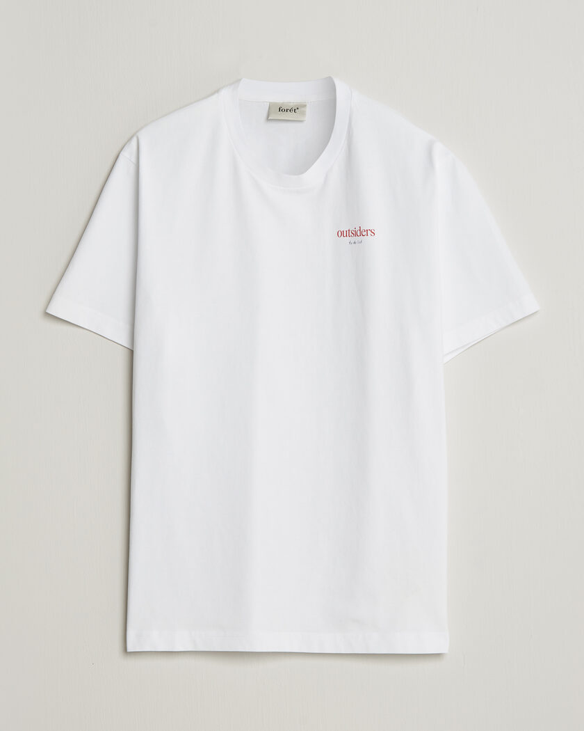  Forét To Do Back Print T-Shirt White – Hvid