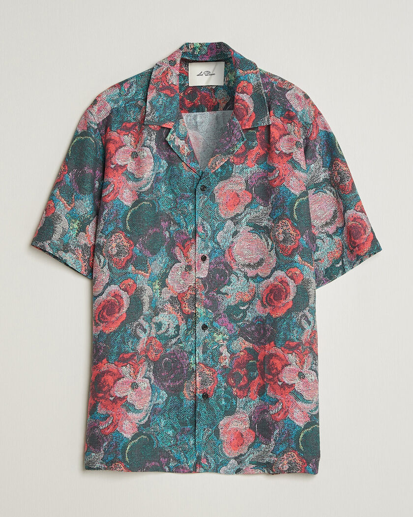LES DEUX Bouquet AOP Short Sleeve Shirt Multi – Flerfarvet