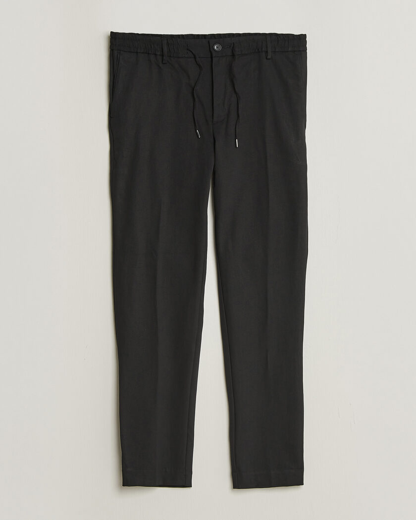 BOSS BLACK Kane Drawstring Trousers Black – Sort