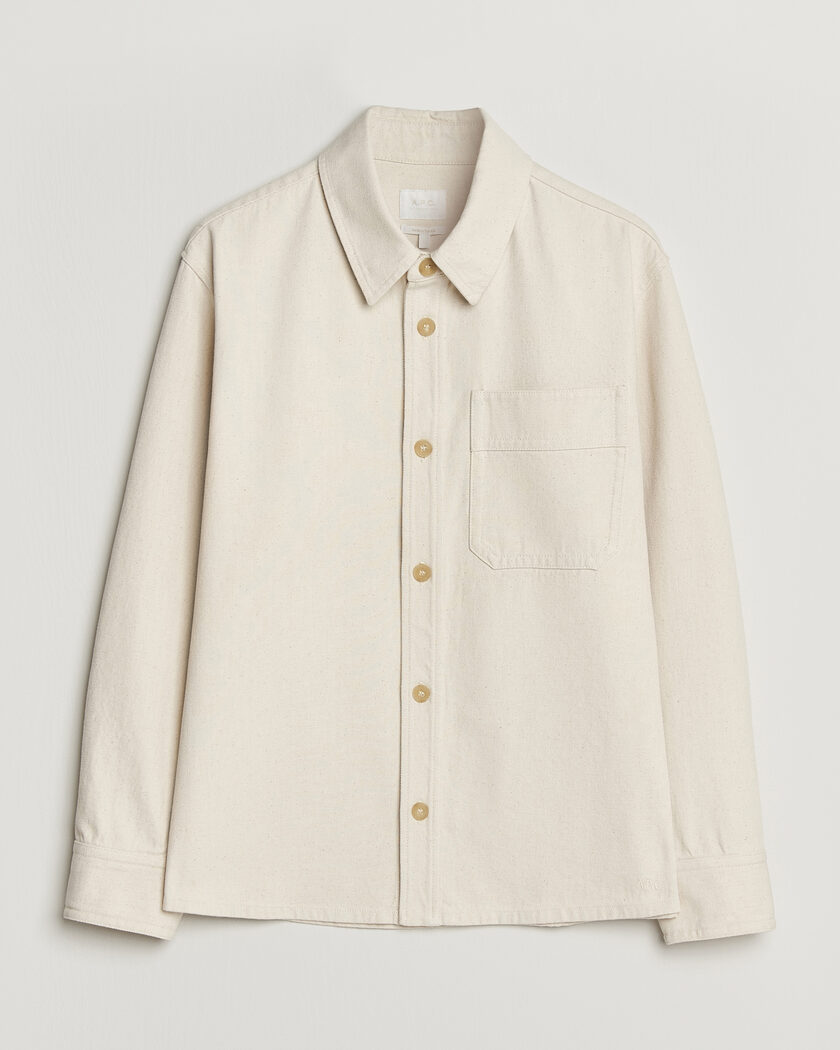 A.P.C. Basile Overshirt Off White – Hvid