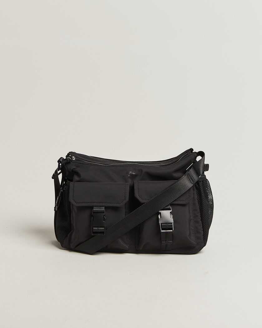 A.P.C. Trek Crossbody Bag Black – Sort