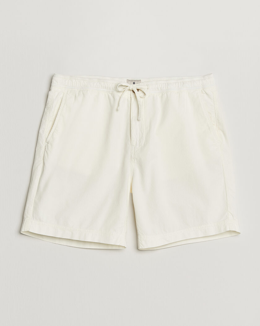 Morris Fenix Summer Cord Shorts Off White – Hvid