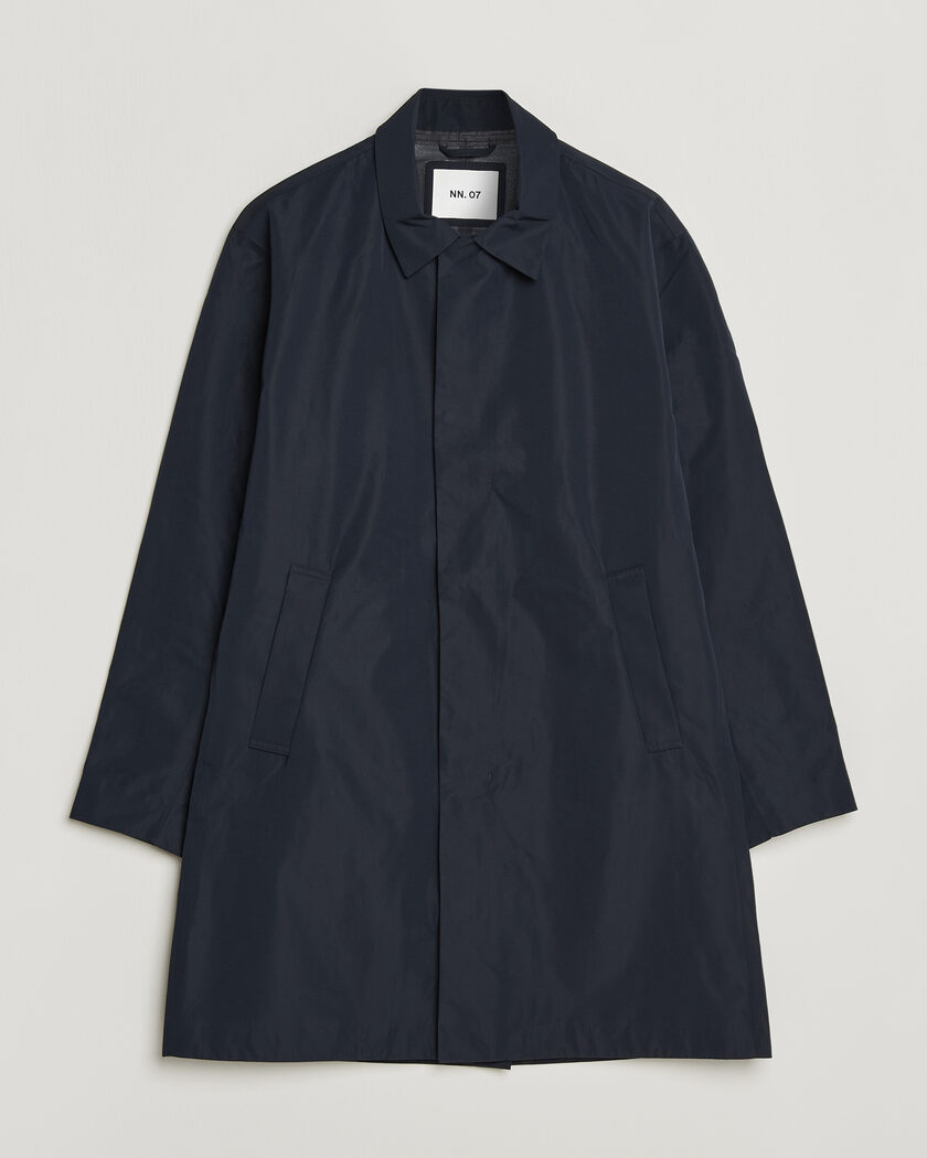 NN07 Steve Technical Coat Deep Navy – Blå