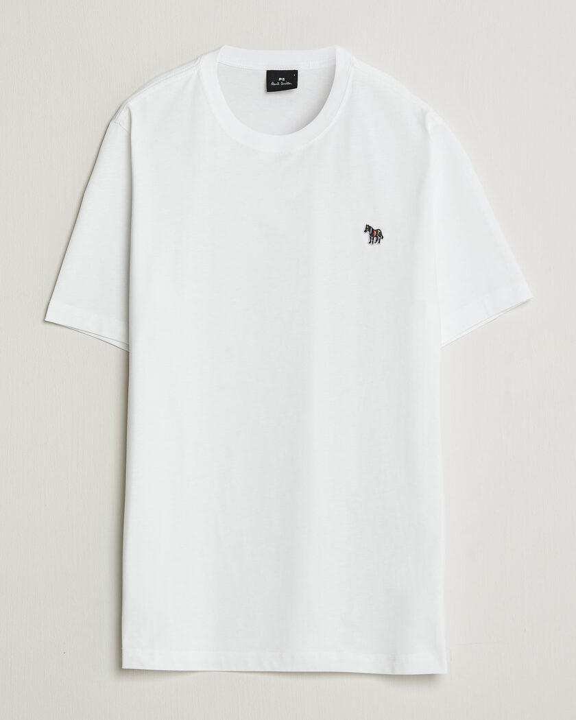 PS Paul Smith Organic Cotton Zebra T-Shirt White – Flerfarvet