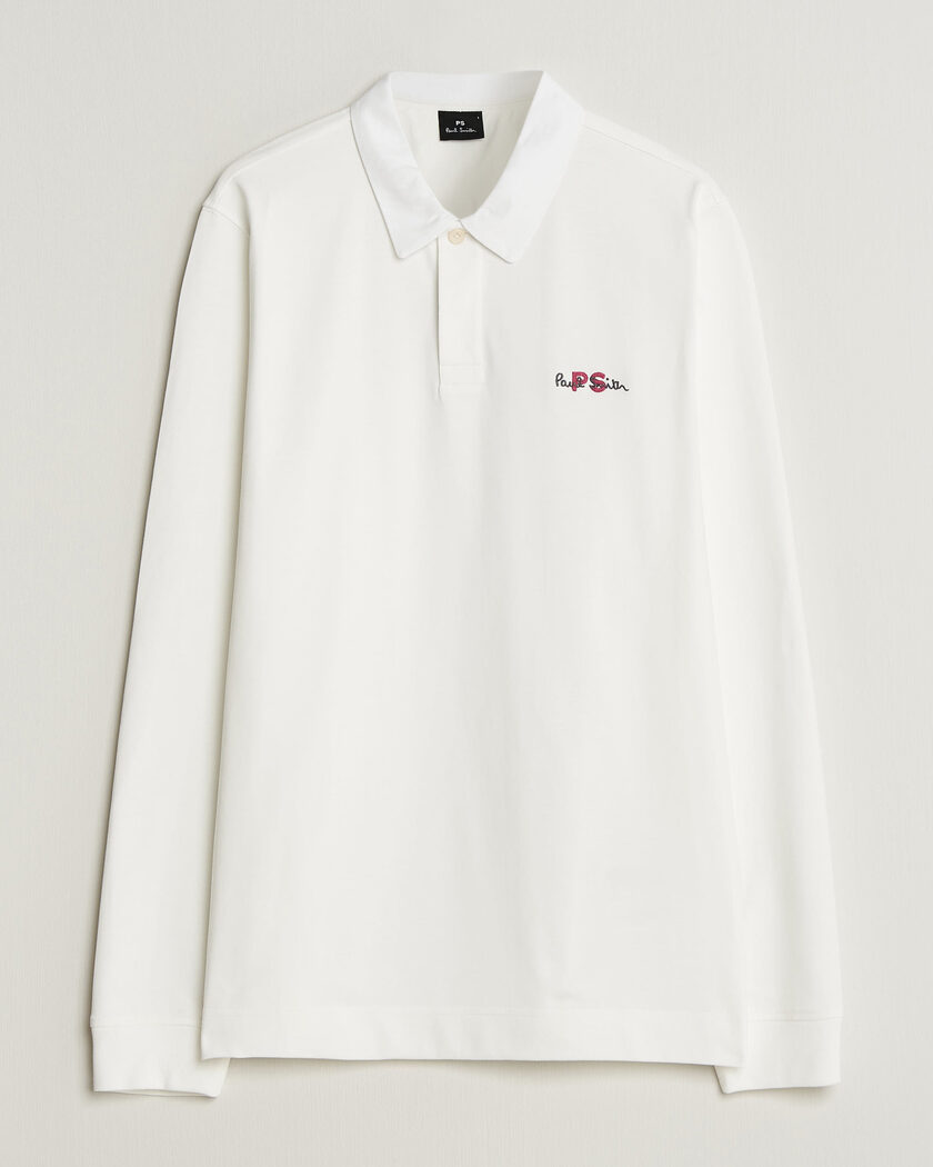 PS Paul Smith Organic Cotton Rugger Off White – Hvid