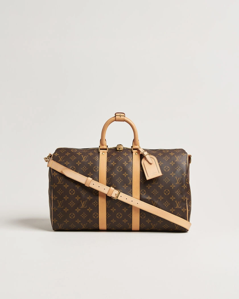 Louis Vuitton Pre-Owned Keepall 45 Bandouliére Monogram – Brun