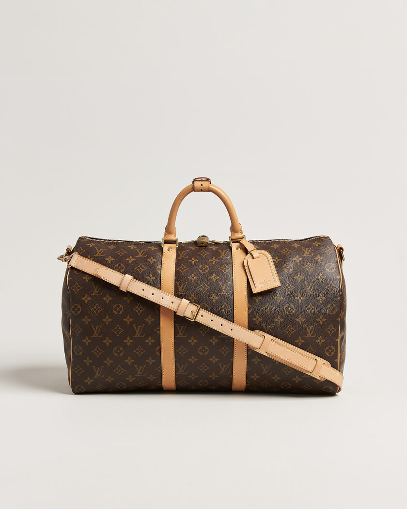 Louis Vuitton Pre-Owned Keepall 50 Bandouliére Monogram – Brun