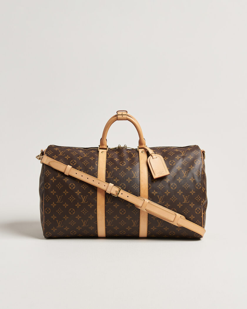 Louis Vuitton Pre-Owned Keepall 50 Bandouliére Monogram – Brun
