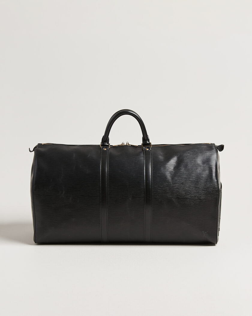 Louis Vuitton Pre-Owned Keepall 55 Epi Leather Black – Sort