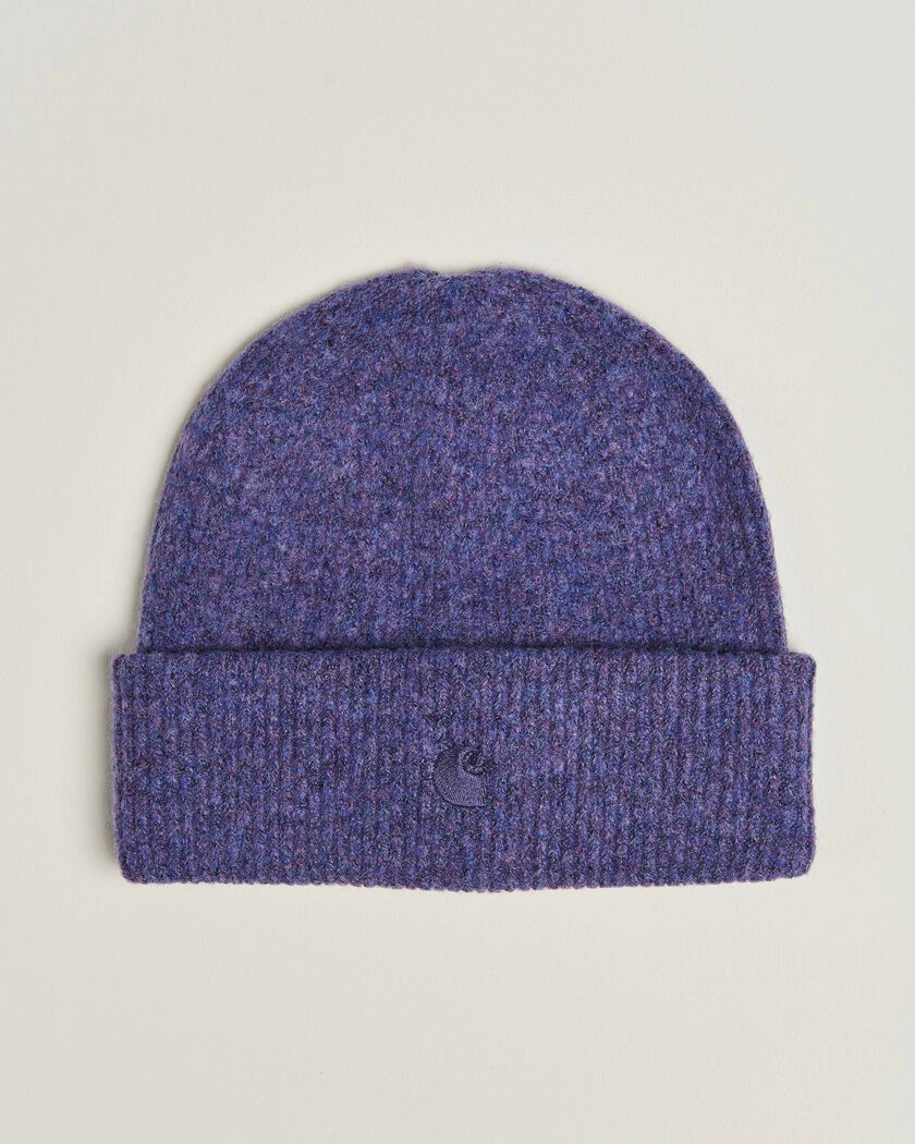 Carhartt WIP Curtis Tonal Logo Beanie Shady Purple – Lilla