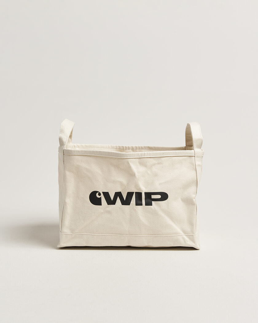 Carhartt WIP Whip Magazine Canvas Basket Natural – Hvid
