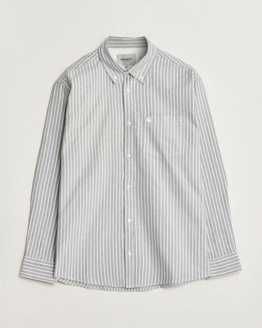 Carhartt WIP Canan Striped Oxford Shirt Black – Sort