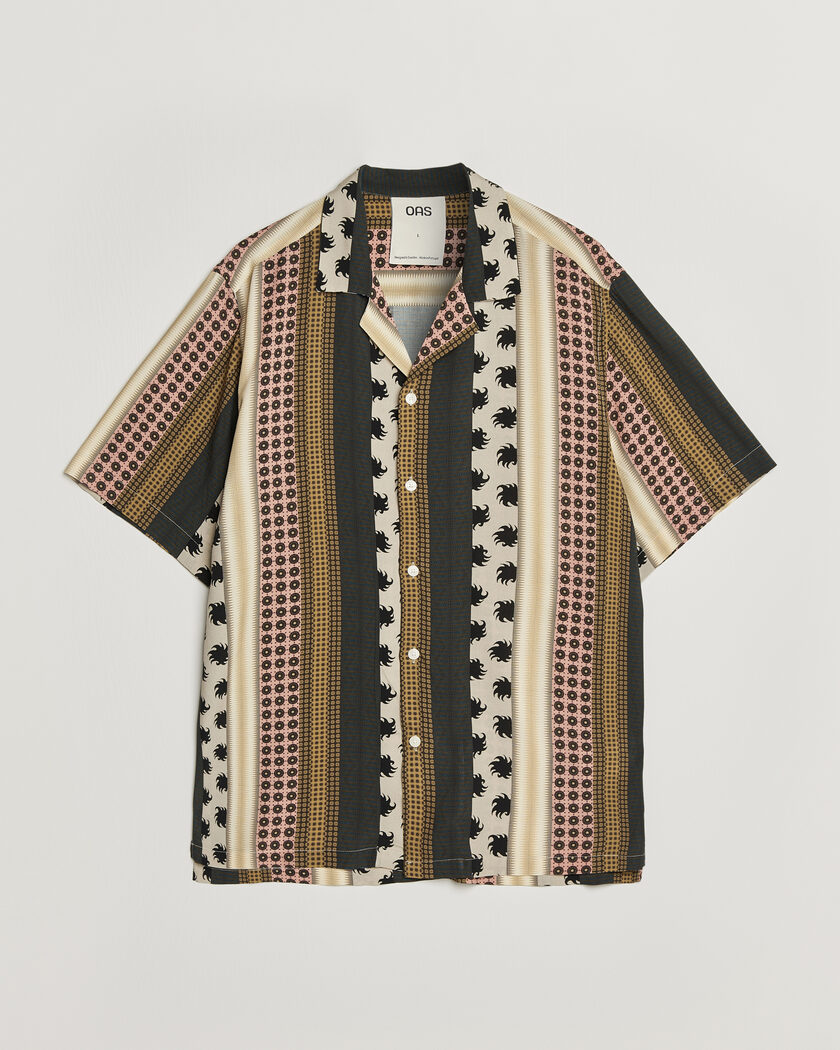 OAS Mixset Rocco Printed Cuba Short Sleeve Shirt Multi – Flerfarvet