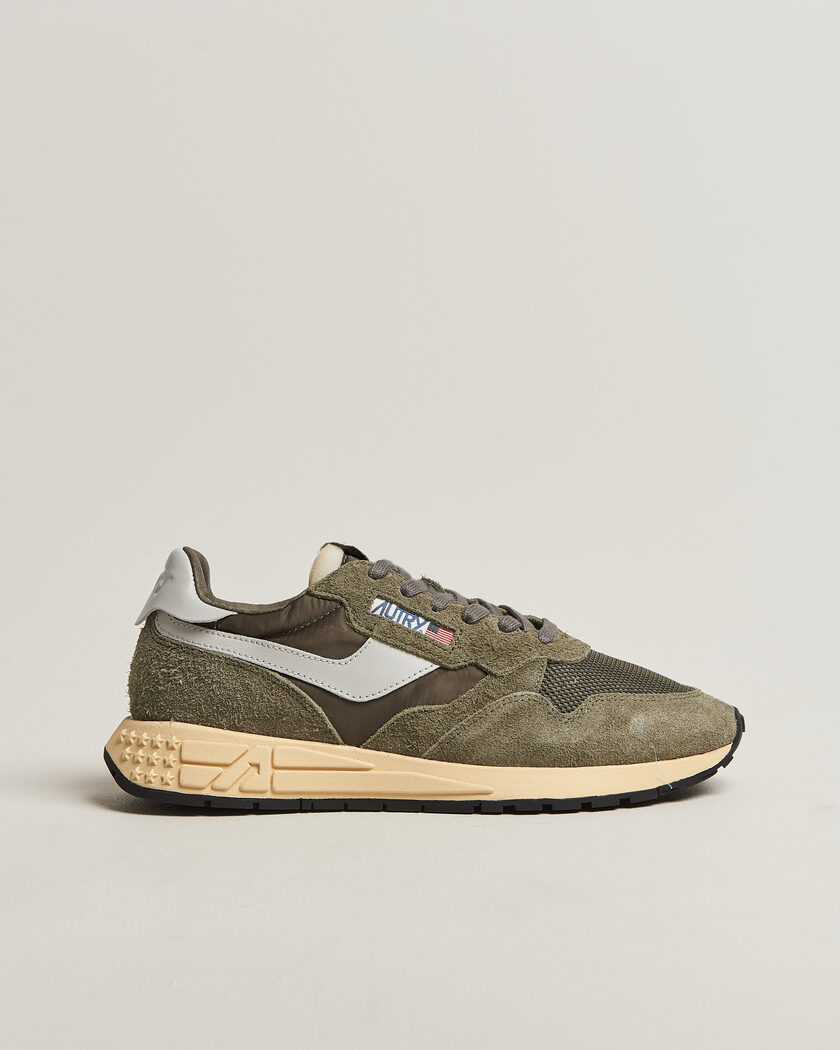 Autry Reelwind Running Sneaker Olive Night/Grey – Grøn