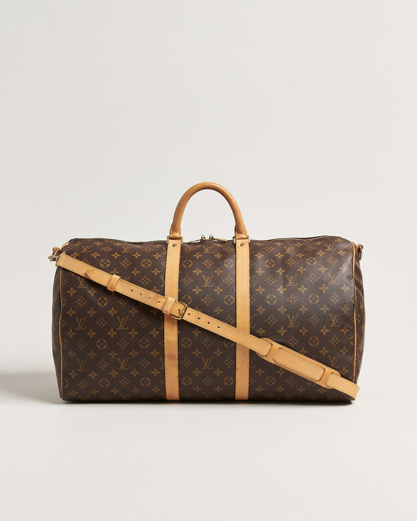 Louis Vuitton Pre-Owned Keepall 55 Bandouliére Monogram – Brun