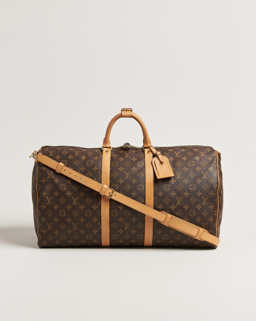 Louis Vuitton Pre-Owned Keepall 55 Bandouliére Monogram – Brun