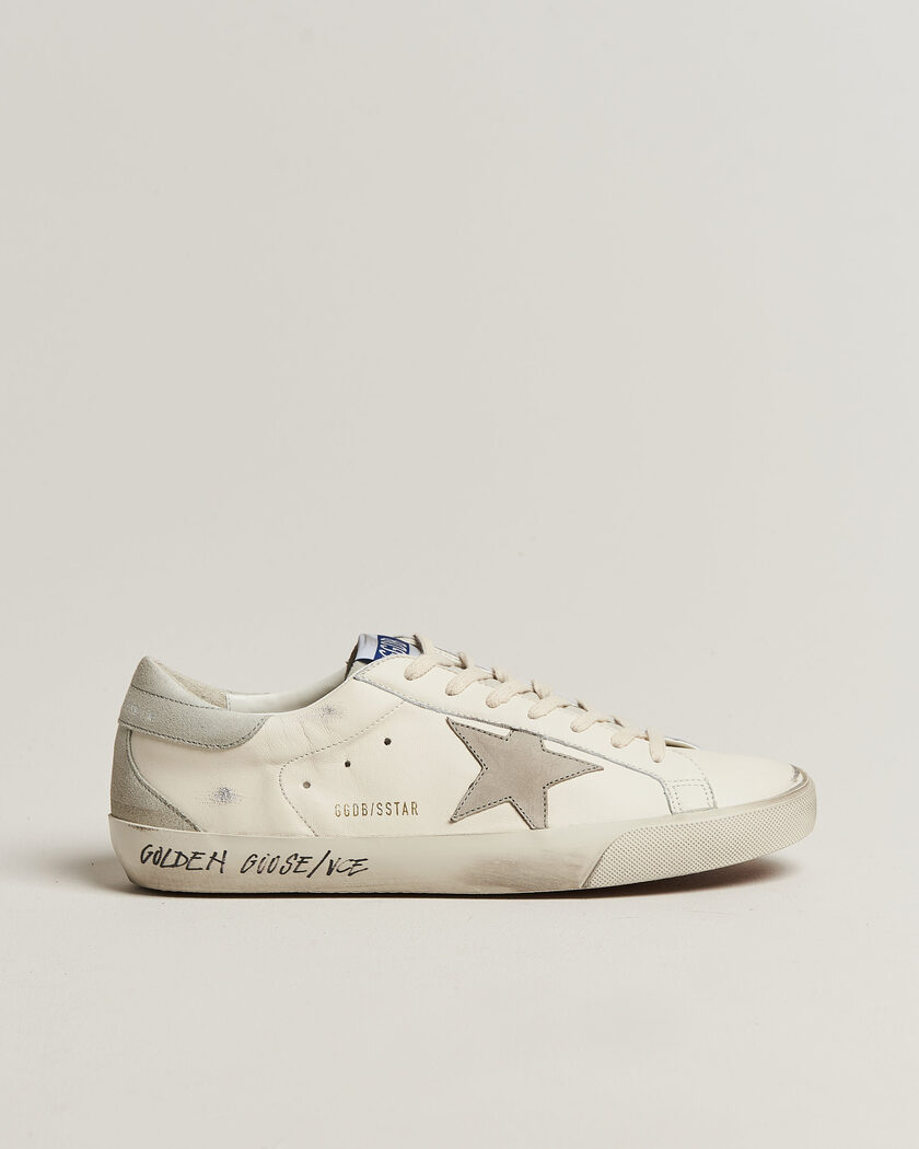 Golden Goose Super-Star Sneakers White/Grey – Hvid
