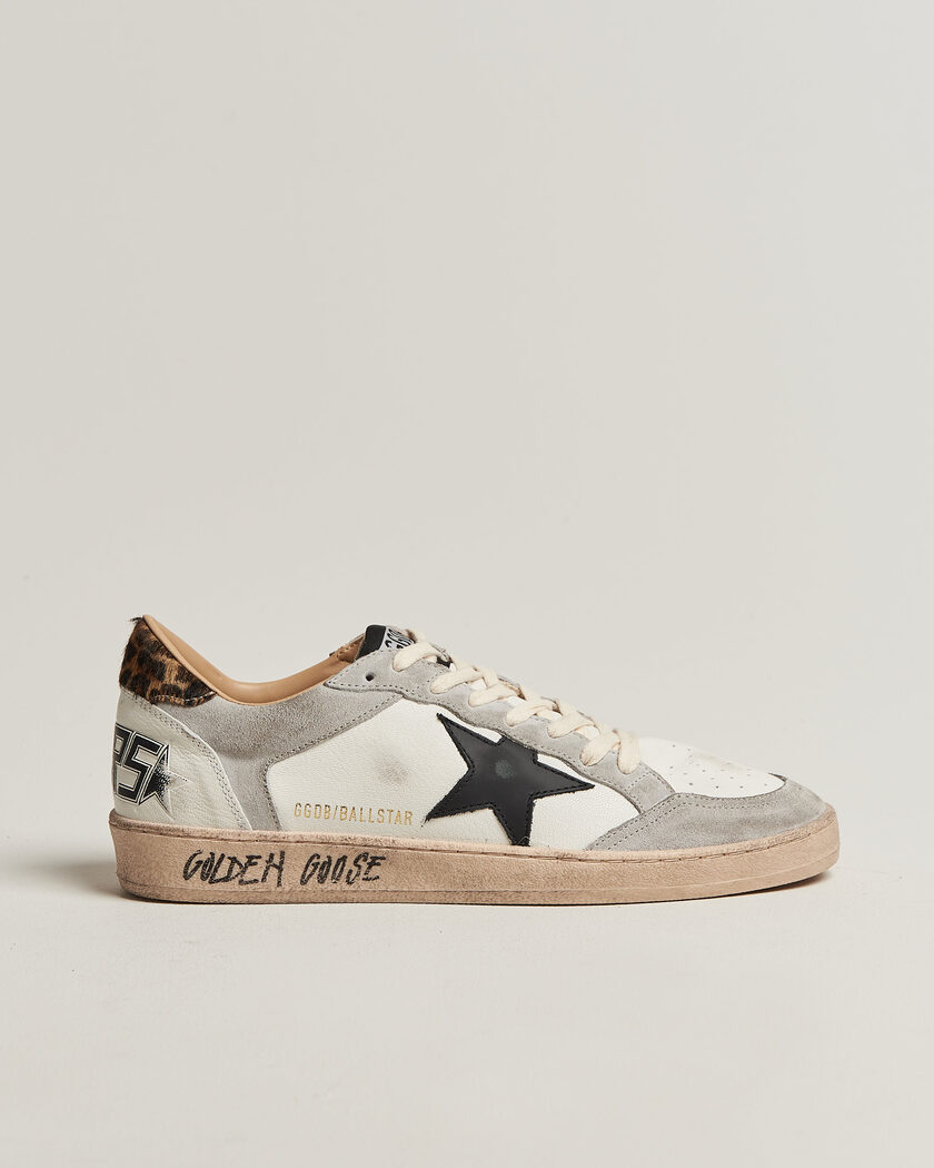 Golden Goose Ball Star Sneakers White/Grey – Hvid