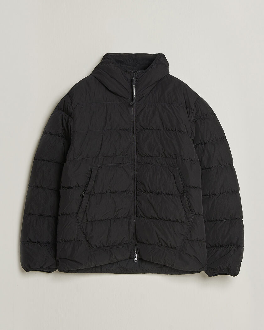 C.P. Company Chrome-R Goggle Down Jacket Black – Sort