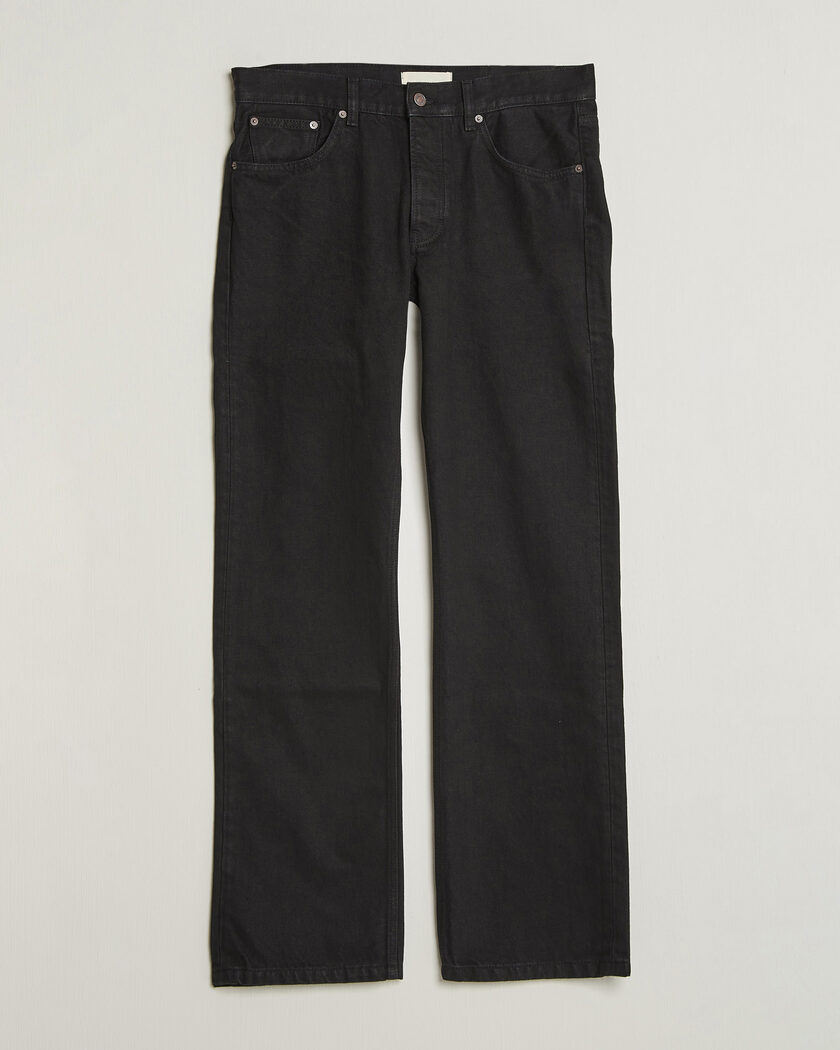 Jeanerica Arrow Straight Jeans Black Rinse – Sort