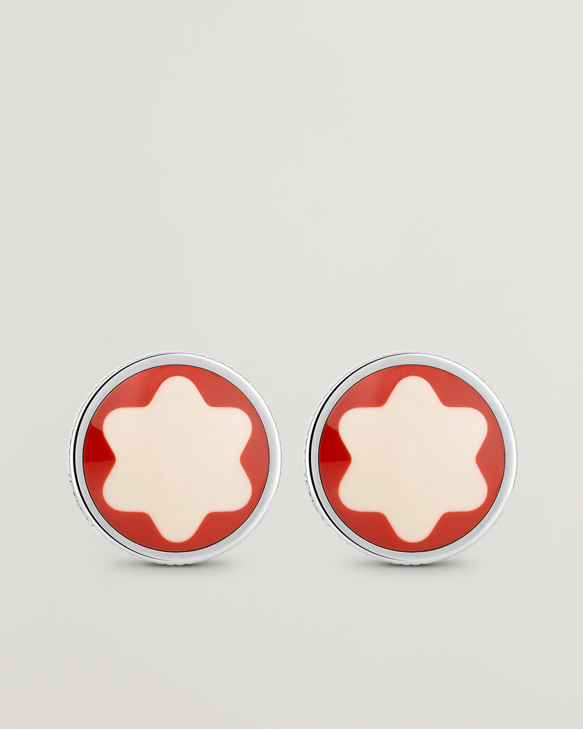 Montblanc Cufflinks Heritage Rouge et Noir – Sølv