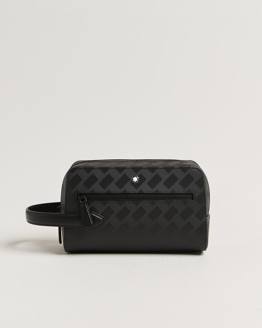 Montblanc Toiletry Clutch Extreme Leather Black – Sort