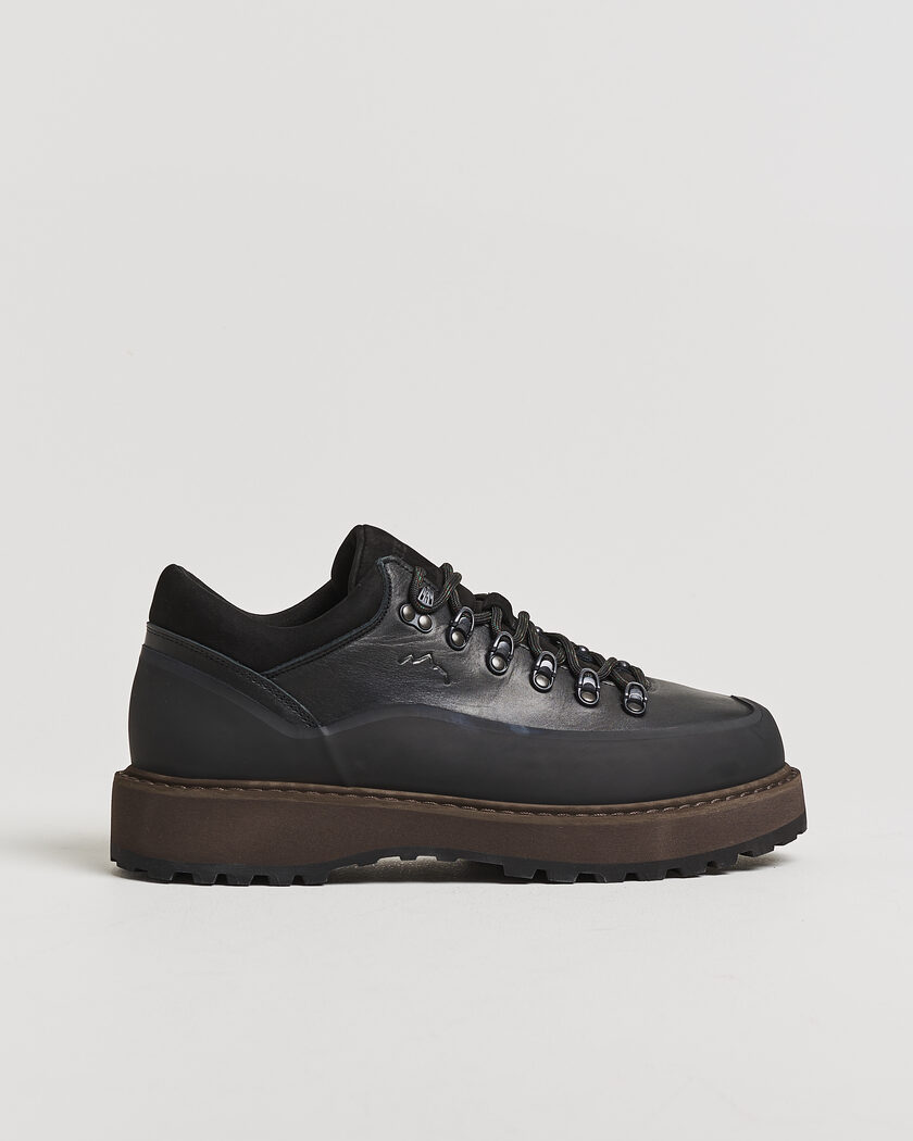 Diemme Cornaro Gomma Low Boot Black Calf – Sort