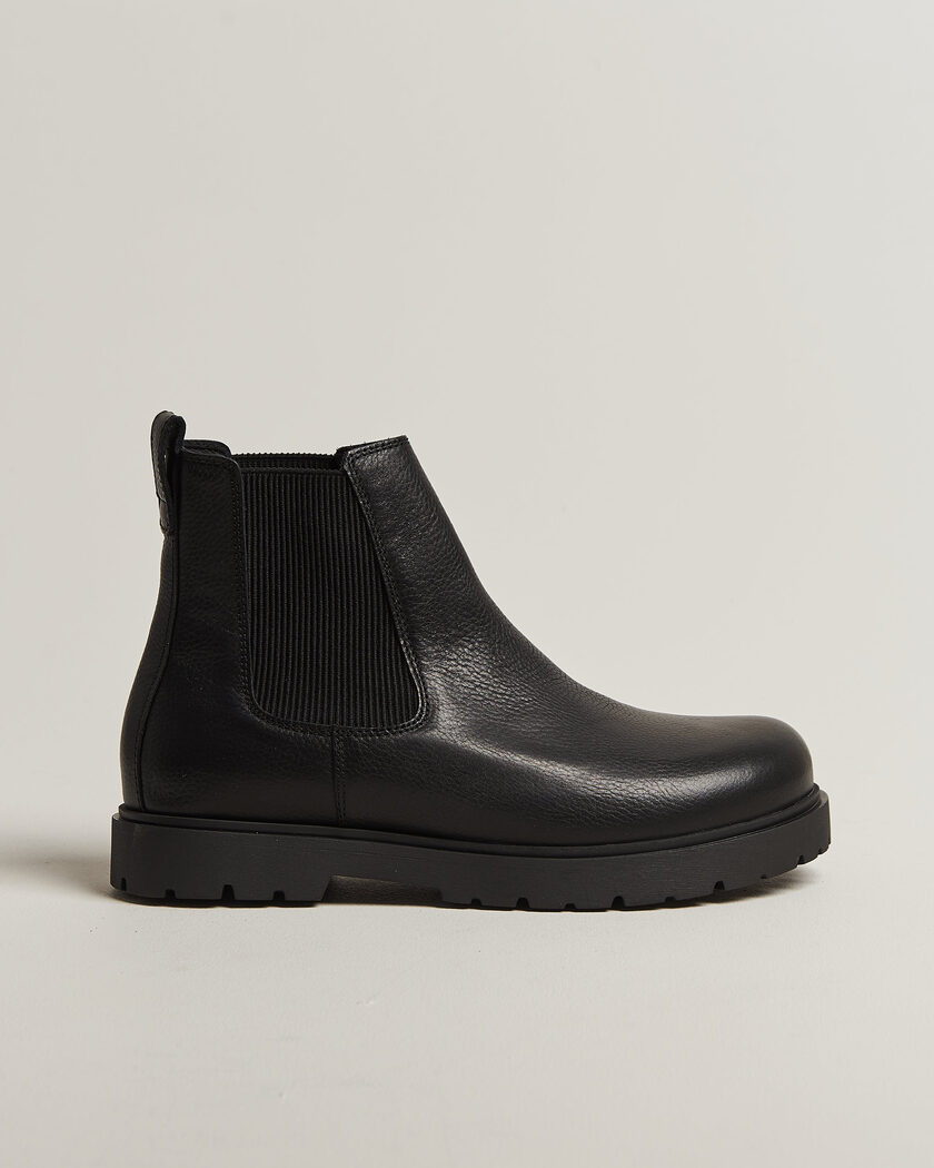 BIRKENSTOCK Highwood Leather Chelsea Boot Black – Sort